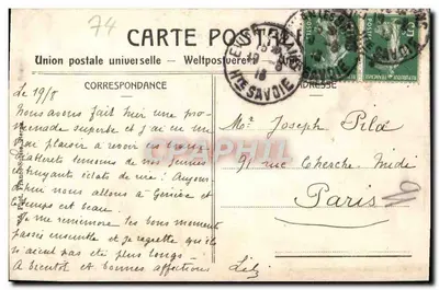 De Diablerets en La Grande Eau — B. & F. 997 — Achterkant