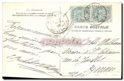 Lourdes — O Calvário (1ª Estação) — L.M. Lourdes n° 2607 — Verso