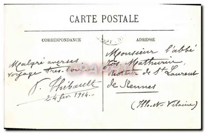 Bayonne — O Castelo Velho — LL. 79 — Verso