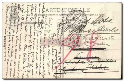 Biarritz — Duży falista Most Panny (Burza) — Éd. F. Pican, n°87 — Rewers