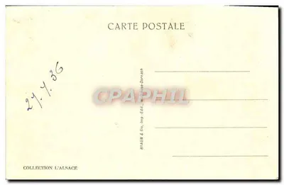 Masevaux — Vista Geral — 6522c — editor BRAUN & Cie, Dornach — Verso