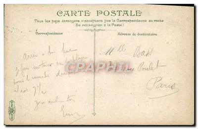 Dieppe Widok na Port Maritme z Falais au Follet — wydawca Follet, nr 2196 — Rewers