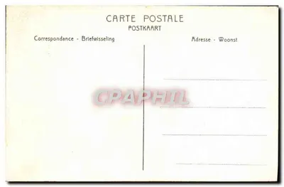 Lourdes — Góra Massabielle — Aquarela z natury autorstwa A. Le Rouge — Rewers
