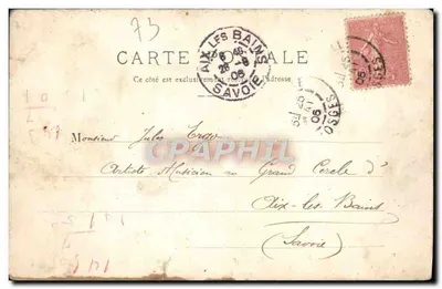 Contrexéville — Le Casino — Barbouf au Casino — Rewers