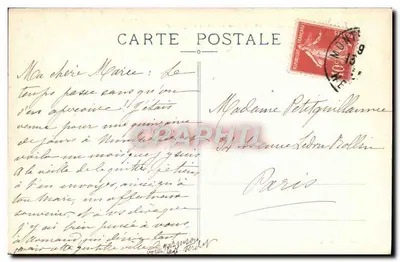 Montpellier — Zamek Wody i Kanał — Wydawnictwo Couton n°171 — Rewers
