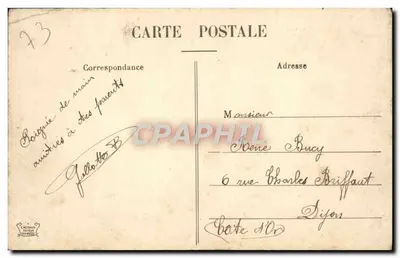 Le Sommet de l'Échelle (3413m) — vue panoramique des Alpes avec deux grimpeurs — Éditeur E. KENNAUD, CHAMBERY — Verso