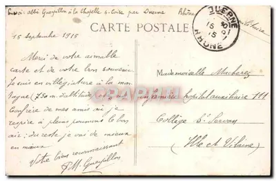 LYON — Absyda św. Jana i Bazylika Fourvière — Rewers