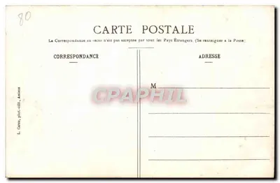 Amiens — Katedra — Rosace południowa — L. Caren, fot. i wyd., Amiens, nr 421 — Rewers