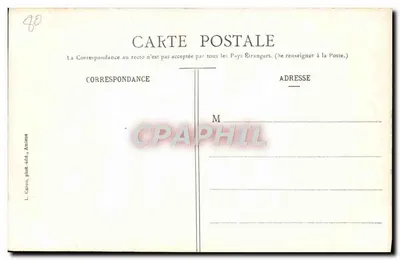Amiens - Katedra - Życie św. Jana Chrzciciela (1) — L. Carou, fot. wyd., Amiens, nr 363 — Rewers
