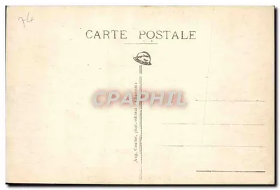 Chamonix — Mont Blanc — Spadanie Morzy lodowej z widoku z Chapeau — n°291 — Aug. Couttet, fot. wydawca Chamonix — Rewers