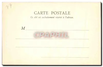 Foresta di Fontainebleau — Gole di Franchard (dopo l'incendio) — B.F., Paris — Verso