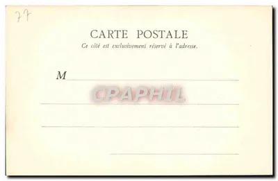Forêt de Fontainebleau — Gorge aux Loups — B. Fr. Paris — Verso