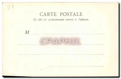Floresta de Fontainebleau — Gorges de Franchard — B. F., Paris — Verso