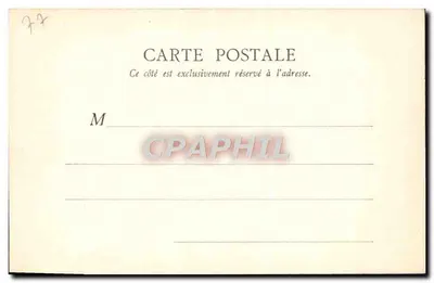Floresta de Fontainebleau — Gorges de Franchard (após o incêndio) — B. F., Paris, n°2 — Verso