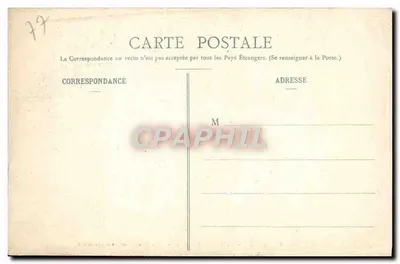 Floresta de Fontainebleau — O Elefante (Gorges d'Apremont) — n°389 — Verso
