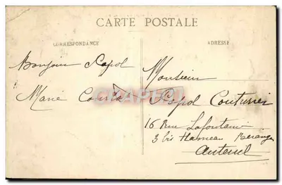 Paris-Plage - Brusque entrée en matière — wydawca nieznany, nr 20 — Rewers