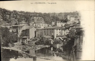Ollières - Vista geral — Rua de l'Écu, Clermont-Ferrand — Lib. Rougé-Déak, n°145