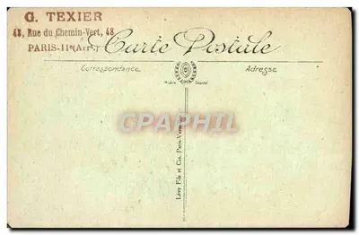 Rouen — Vieilles Maisons et Vieille Fontaine, Rue St-Romain — LL n°76 — Verso