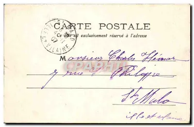 Angoulême — Vue Générale prise du Port de Lhoumeau — E. Constantin, Editeur — Rewers