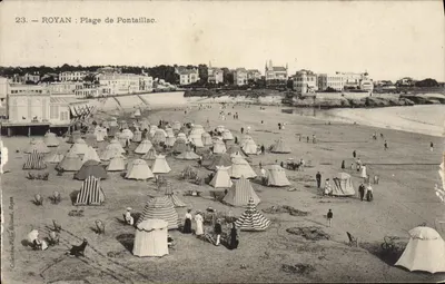 CPA Royan Plage De Pontaillac