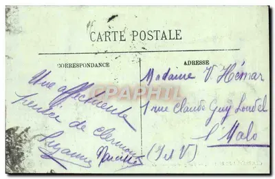 Clermont-Ferrand — Ogólny widok z Royal — LL. — Rewers