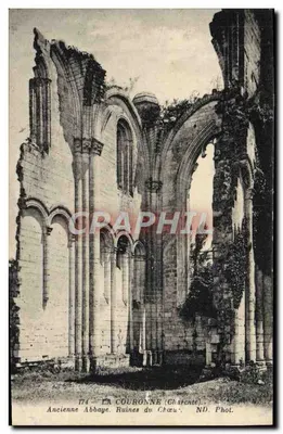 La Couronne (Charente) — Antiga Abadia. Ruínas do Castelo — ND. Fot. n°174
