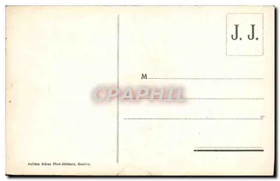 De IJszee bij Chamonix — panoramische uitzicht met bezoekers — J. J. 2899 — Achterkant