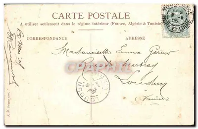 Scène de campagne — deux paysans au crépuscule — éditeur anonyme — Verso