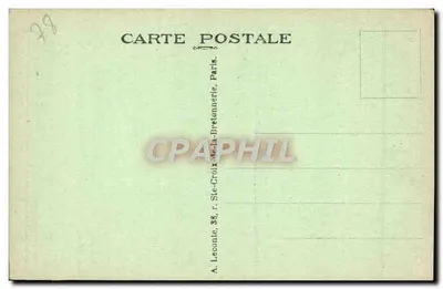Versailles - Szpital Wojskowy A. L. — wydawca A. Leconle, Paryż — Rewers