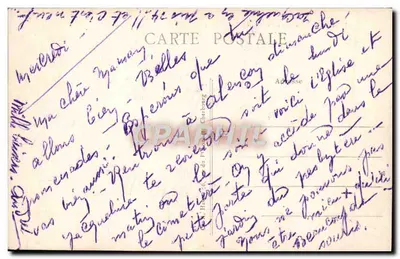 Biville — A nova igreja — Carte postale n°7 — Verso