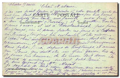 Chalon-sur-Saône — Katedra św. Wincentego — Wyd. Bourgeois Frères. Chalon. — Rewers