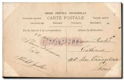 Criança anjo — São André — J.E. Normand, Paris, n°1334 — Verso