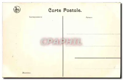 Meemling — La Virgen con la Manzana — Detalle del Diptico — Brujas, Hospital San Juan — Reverso
