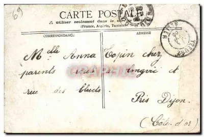 Lyon — Człowiek z Roche — Stragich, Paris — Rewers