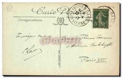 Limoges — Portal Katedry — LL. n°54 — Rewers