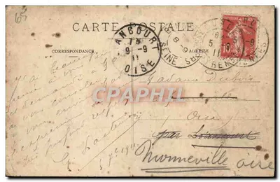 Niewiasta z koroną — statua w Lourdes — C.C. - 35 — Rewers