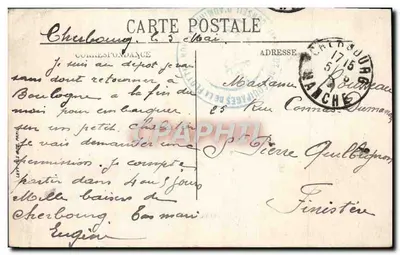 Cherbourg — Katedra Świętej Trójcy — LL. n°59 — Rewers