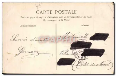 Szpital Lariboisière — Kaplica — E.D. n°8 — Rewers