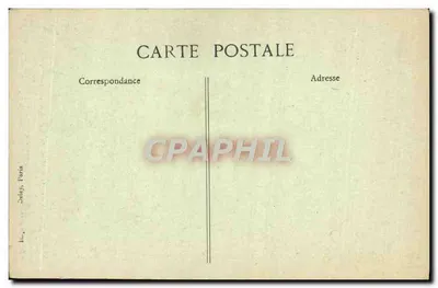 Nossa Senhora das Forças Armadas — estátua da Virgem com o Menino, coroada com uma coroa de estrelas — editor Zdeley, Paris — Verso