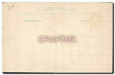Paray-le-Monial - A Prefeitura - H. Bonamy, editor, Politiers — Verso