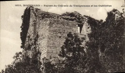 Mouchard — Ruínas do Castelo de Vaulgrenans e as Oubliettes — Fréchon Guillard-Prêtre