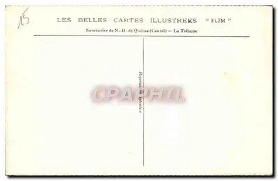 Santuário de N.-S. de Quézac (Cantal) — A Tribuna — FLIM — Verso