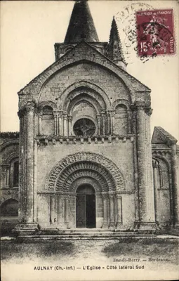 Aulnay (Ch.-Inf.) — A Igreja — Lado Sul — Dando-Berry — Bordeaux