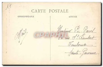 Aulnay (Ch.-Inf.) — A Igreja — Lado Sul — Dando-Berry — Bordeaux — Verso