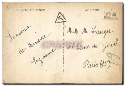 Lisieux — Rue d'Orbiquet — LL. — nr 43 — Rewers