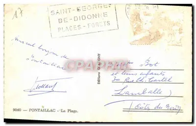 Plaża — Saint-Georges-de-Didonne — Éditions GNY — Rewers