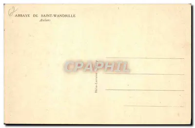 Ateliers Abbatii Świętego Wandrilla — Heilo-Lorraine — nieznany wydawca — Rewers