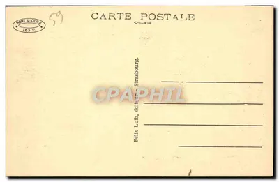 Klasztor Świętej Odyle - Terrassa - Félix Luhb, Strasbourg — Rewers
