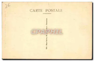 Carretera de Pontarlier a Mouchiers — La Roche percée — Editora Mme Feivre, Pontarlier — Reverso