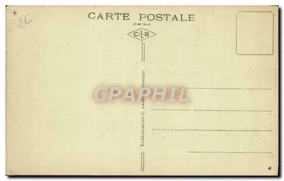 Caduta del Doubs — Frontiera franco-svizzera — Editore C.-B. Lardon — Verso